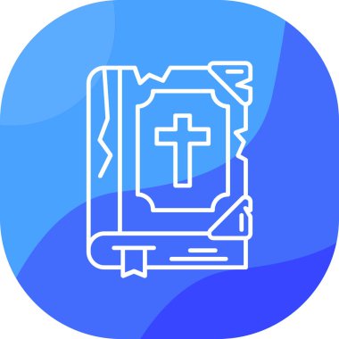 Bir kilise simgesinin vektör illüstrasyonu