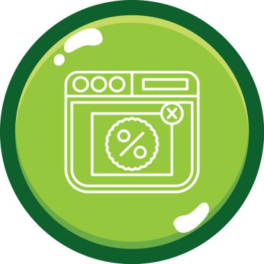 Çamaşır makinesi simgesinin vektör illüstrasyonu