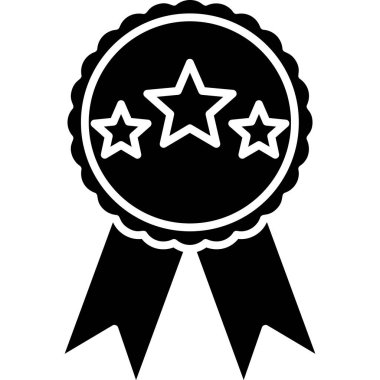 ödül rozeti simgesi vektör illüstrasyon