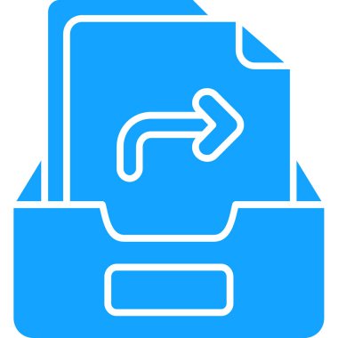 Belge. Web simgesi basit illüstrasyon