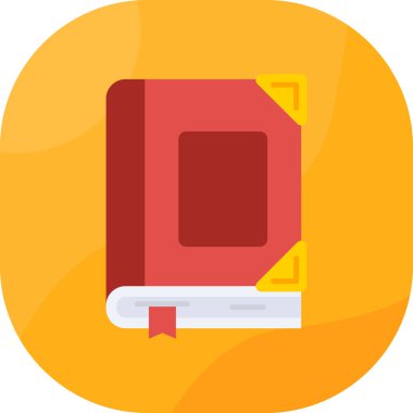 Kitap. Web simgesi basit illüstrasyon