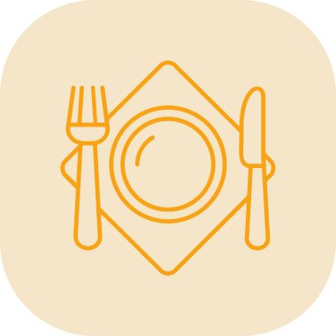 yiyecek ikonu vektör illüstrasyonu