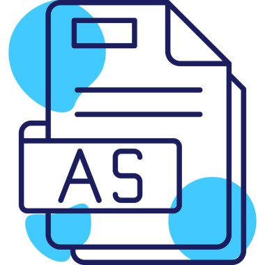 Bir belge simgesinin vektör illüstrasyonu