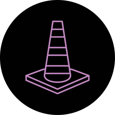 Kişisel ve ticari kullanım için vektör koni simgesi