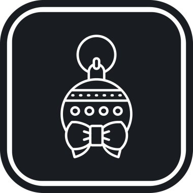 Noel simgesi beyaz zemin üzerine izole