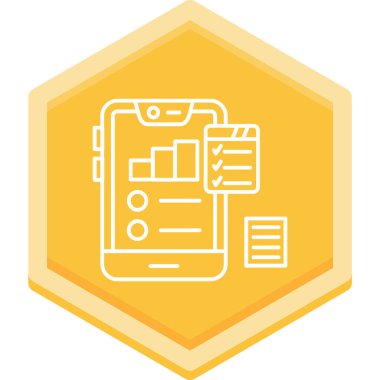 Cep telefonu simgesi, vektör illüstrasyonu