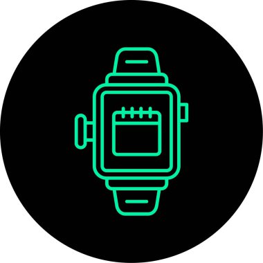 Akıllı izle kutsal kişilerin resmi, vektör çizim