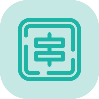 Bir kitap simgesinin vektör illüstrasyonu