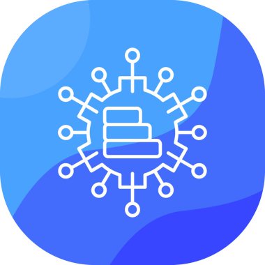 veri merkezi sunucu simgesi vektör illüstrasyonu