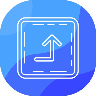 ok simgesi, vektör illüstrasyonu