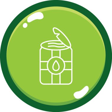 Yeşil arkaplanın vektör illüstrasyonu