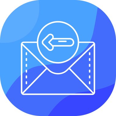 E-posta. Web simgesi basit illüstrasyon