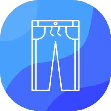 pantolon simgesi vektör illüstrasyonu