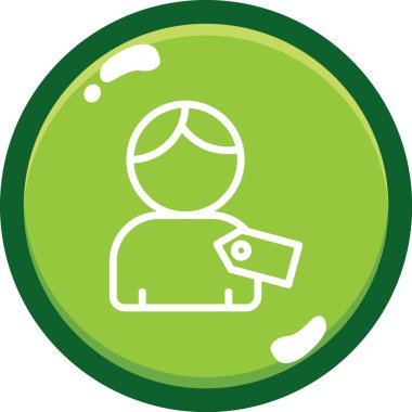 Kredi kartıyla. Basit resimleme