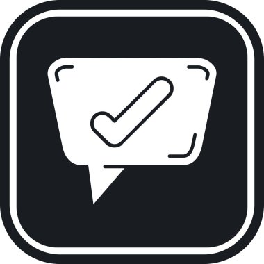 işaretleme vektör simgesini kontrol et