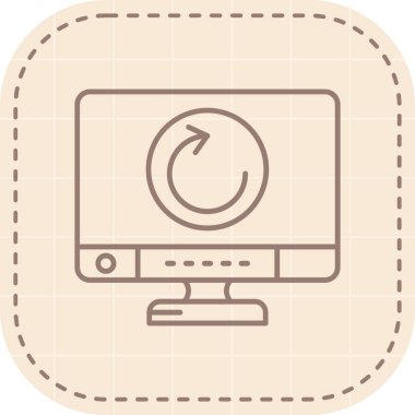 Bilgisayarın vektör simgesi