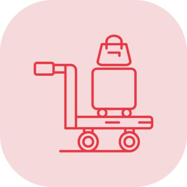 Modern simgenin vektör illüstrasyonu