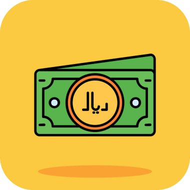 Bir fatura simgesinin vektör illüstrasyonu