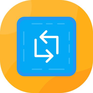 ok yönü simgesi ana hat biçiminde