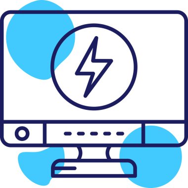 Modern bir simgenin vektör illüstrasyonu