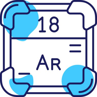 Modern bir simgenin vektör illüstrasyonu