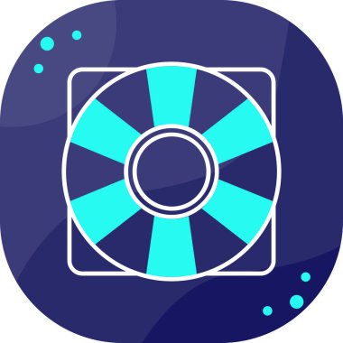 fan simgesi, vektör illüstrasyonu