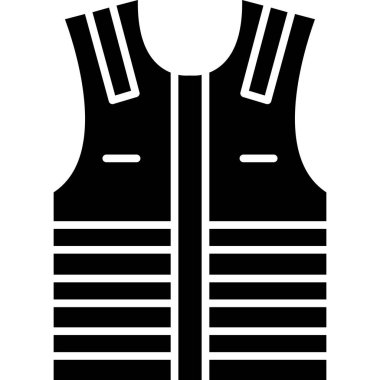 Bir spor yeleğinin vektör illüstrasyonu