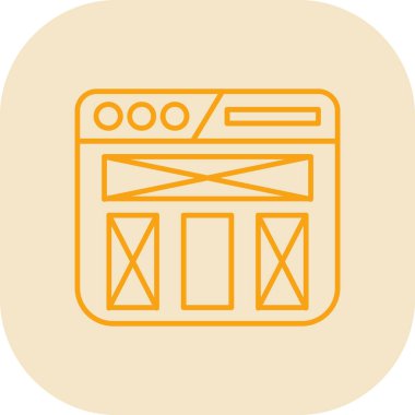 Vektör illüstrasyonu, seo modern simge