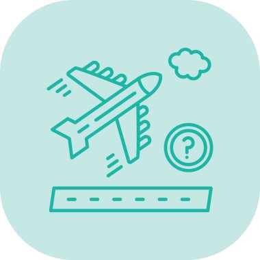 Uçak bileti simgesi