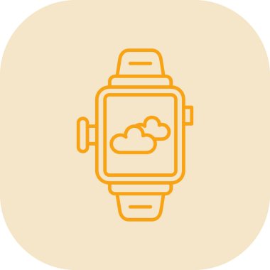 Moda tasarımı izole edilmiş arkaplanda bulut izleme simgesi