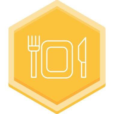 restoran menüsü ikon vektör illüstrasyon tasarımı