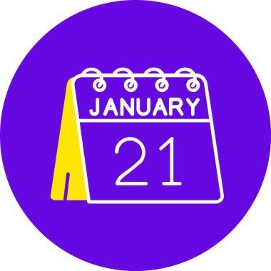 Takvim simgesi vektör illüstrasyonu