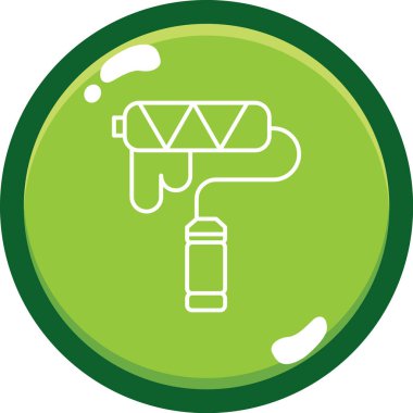 Modern b 'nin vektör illüstrasyonu ikon su borusundan yoksun