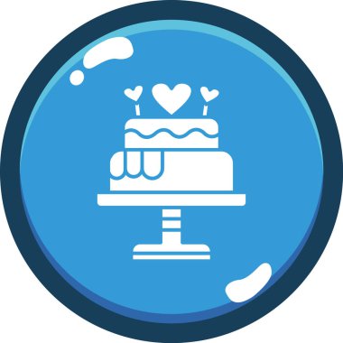 kek düz vektör simgesi