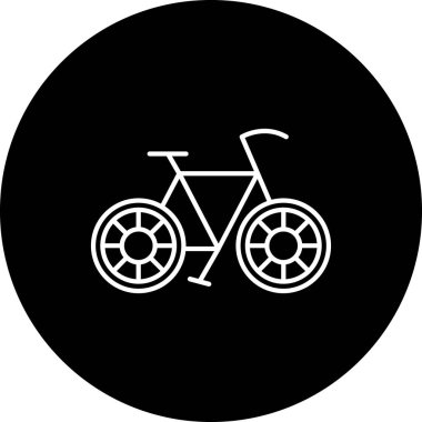 bisiklet ikonu vektör illüstrasyonu