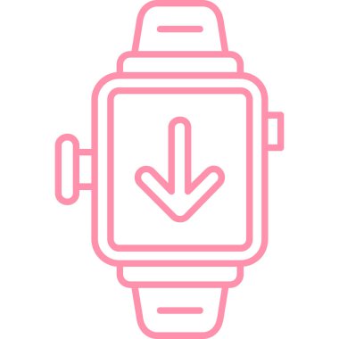 İzle. Web simgesi basit illüstrasyon