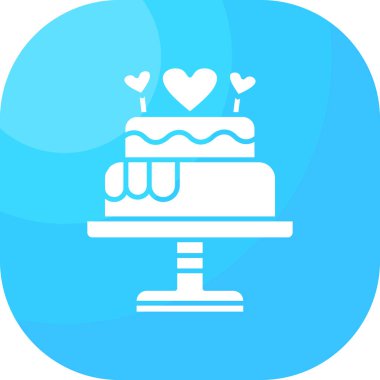 Kek simgesi, vektör illüstrasyonu