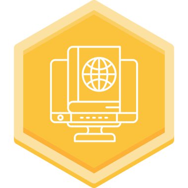 Vektör illüstrasyonu, simge ögesi biçimi