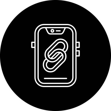 Vektör Mobil simge illüstrasyonu