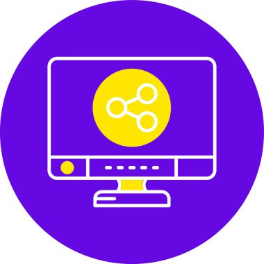 izleyici simgesi, vektör illüstrasyonu