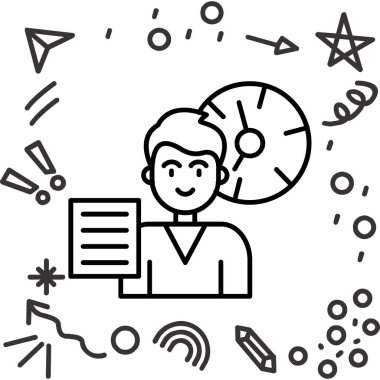 Bilgisayarda çalışan iş adamı