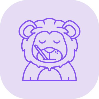 ayının puro ikonu tüttürmesi - taslak biçimi