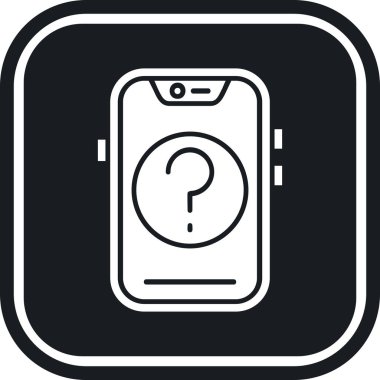 - Telefon. Web simgesi basit illüstrasyon