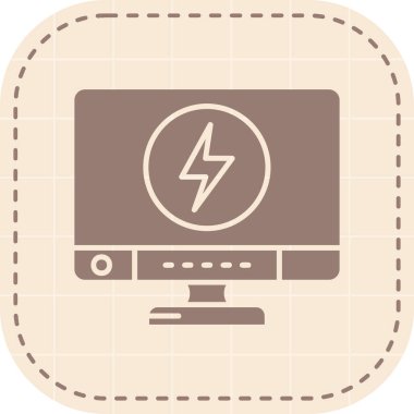 Vektör illüstrasyonu, modern simge