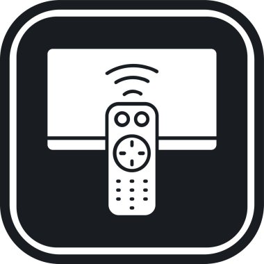 Uzaktan kumanda simge vektör çizim