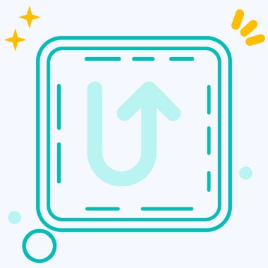 Ok simgesi tasarım vektörü