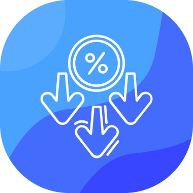 İndirim etiketi indirim simgesi - taslak biçimi