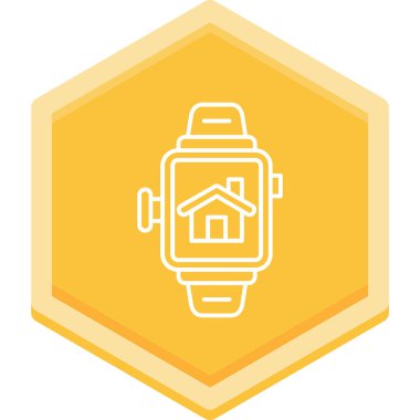 akıllı saat vektör simgesi modern illüstrasyon