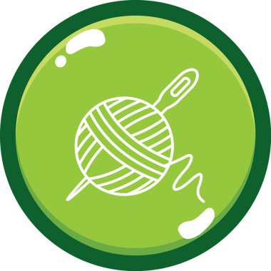 Bir tenis topunun vektör çizimi