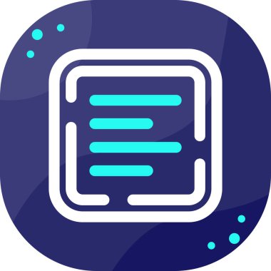 Modern simgenin vektör illüstrasyonu